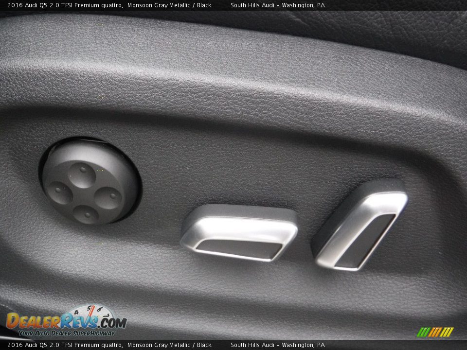 2016 Audi Q5 2.0 TFSI Premium quattro Monsoon Gray Metallic / Black Photo #22
