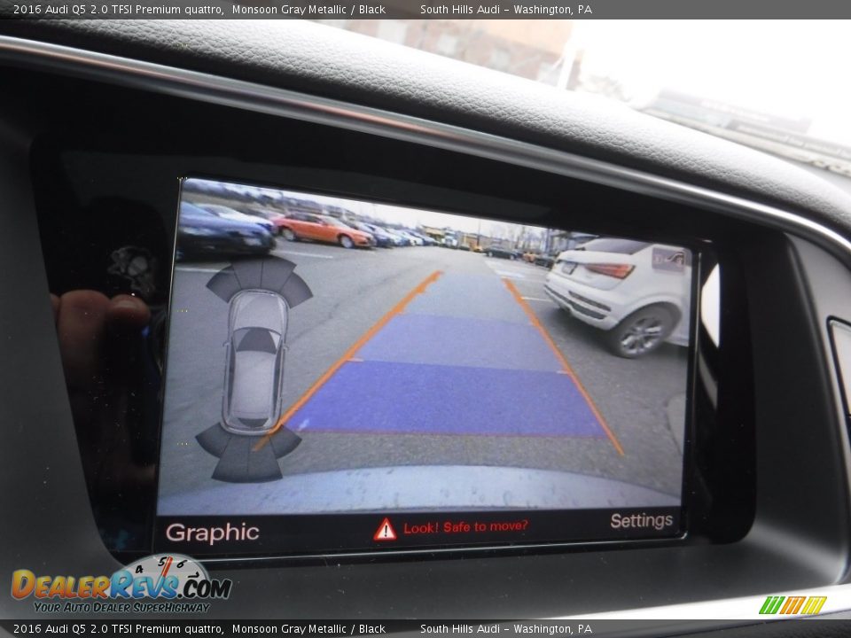 2016 Audi Q5 2.0 TFSI Premium quattro Monsoon Gray Metallic / Black Photo #24