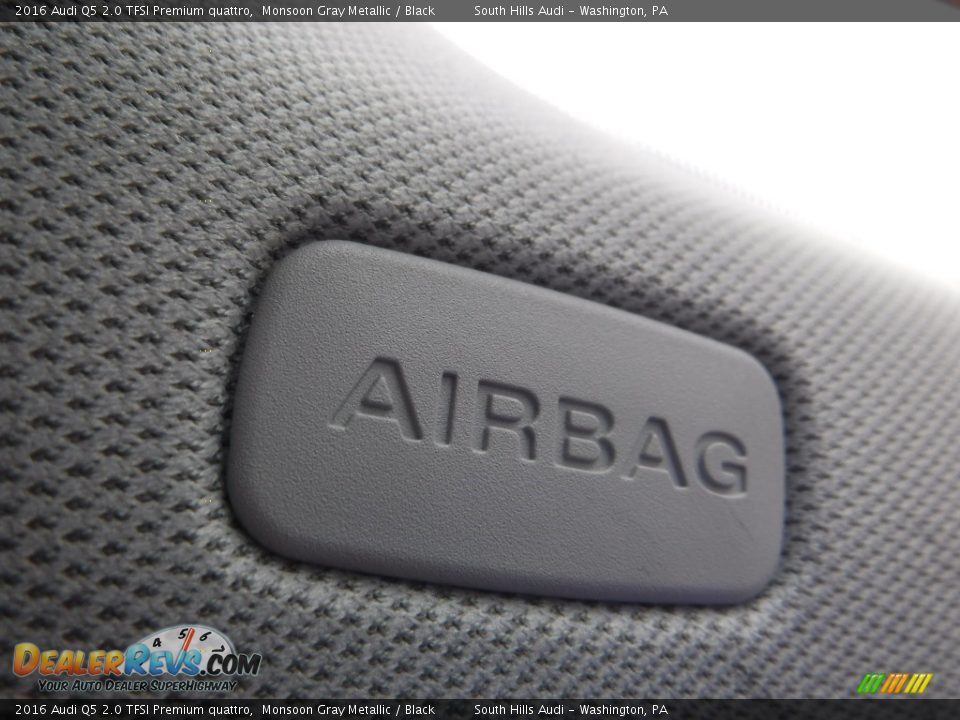 2016 Audi Q5 2.0 TFSI Premium quattro Monsoon Gray Metallic / Black Photo #29