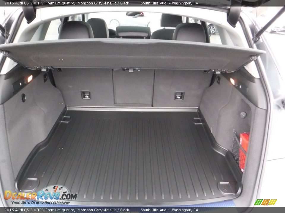 2016 Audi Q5 2.0 TFSI Premium quattro Monsoon Gray Metallic / Black Photo #34