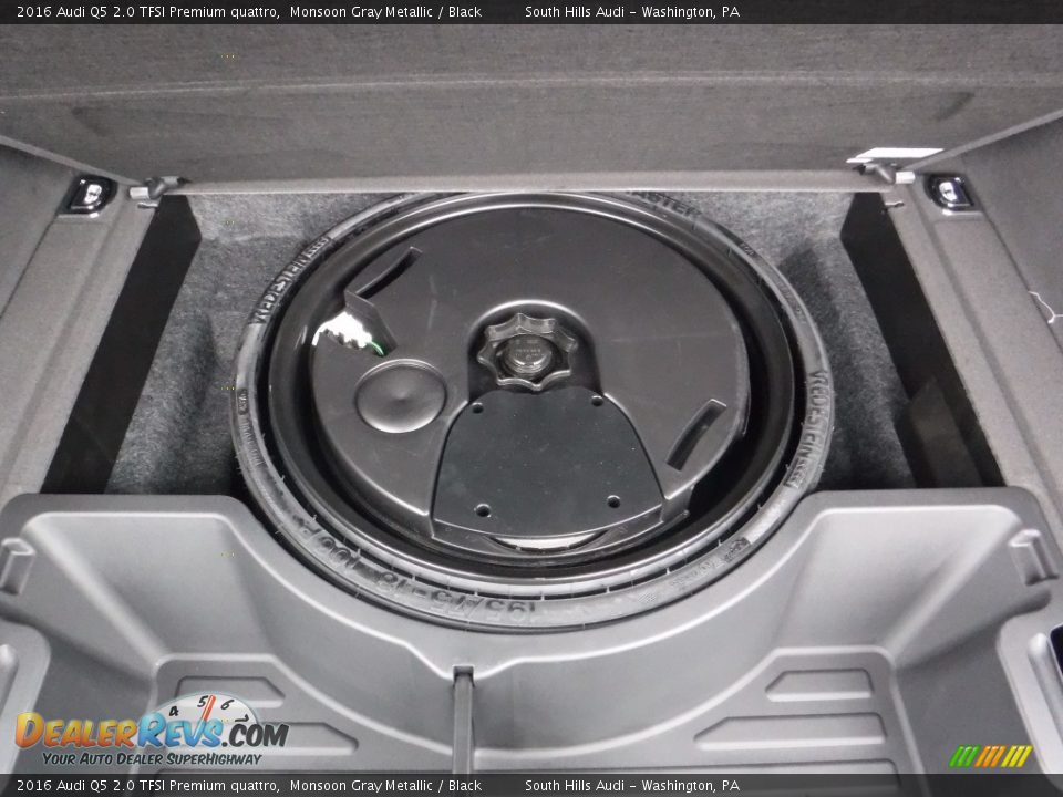2016 Audi Q5 2.0 TFSI Premium quattro Monsoon Gray Metallic / Black Photo #35