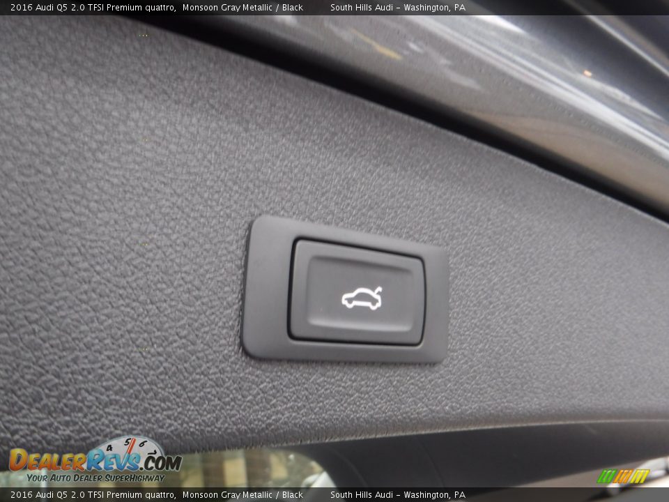 2016 Audi Q5 2.0 TFSI Premium quattro Monsoon Gray Metallic / Black Photo #36