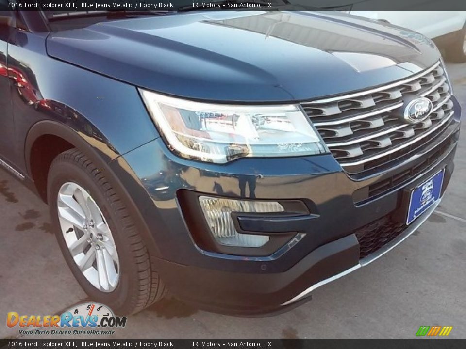 2016 Ford Explorer XLT Blue Jeans Metallic / Ebony Black Photo #3