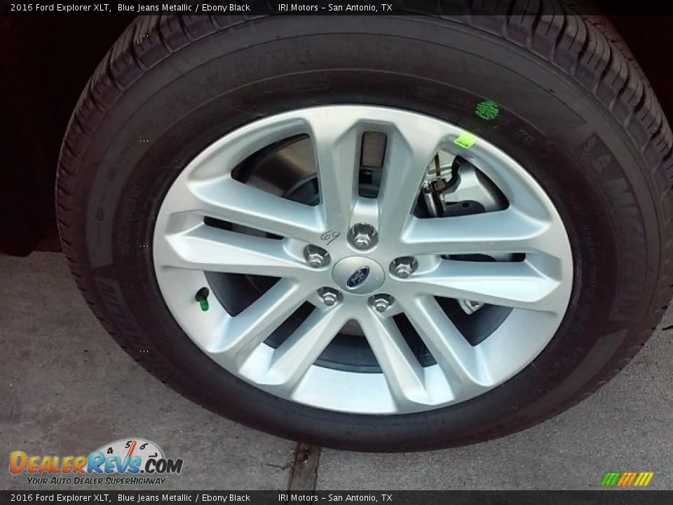 2016 Ford Explorer XLT Blue Jeans Metallic / Ebony Black Photo #4