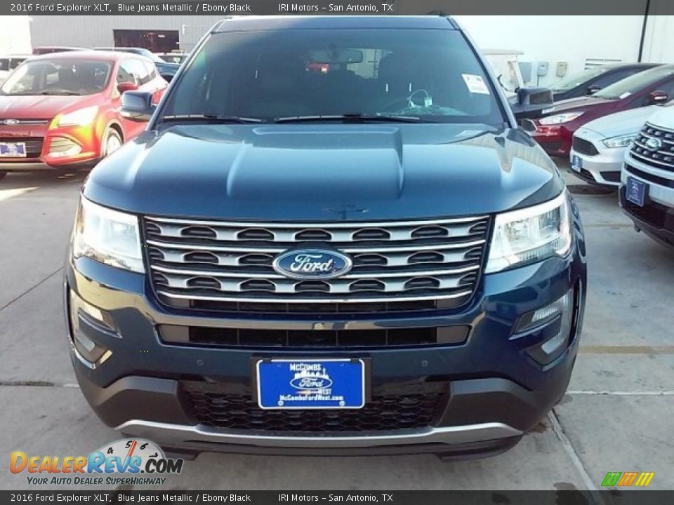 2016 Ford Explorer XLT Blue Jeans Metallic / Ebony Black Photo #6