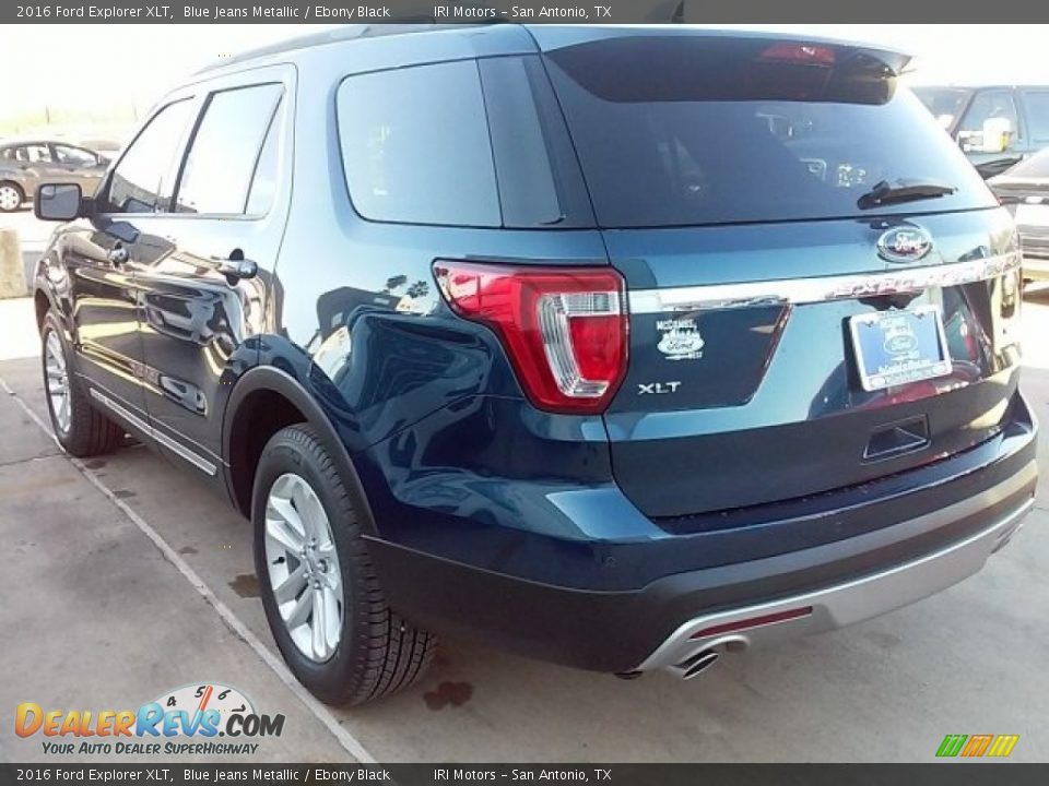 2016 Ford Explorer XLT Blue Jeans Metallic / Ebony Black Photo #8