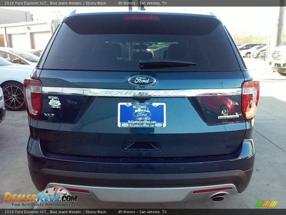 2016 Ford Explorer XLT Blue Jeans Metallic / Ebony Black Photo #10
