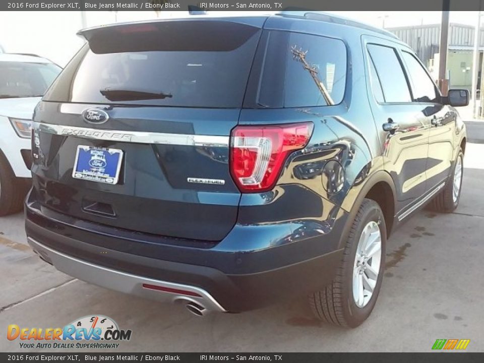 2016 Ford Explorer XLT Blue Jeans Metallic / Ebony Black Photo #11