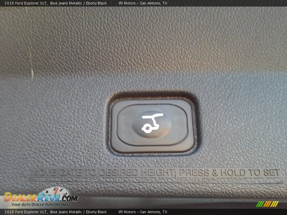2016 Ford Explorer XLT Blue Jeans Metallic / Ebony Black Photo #14