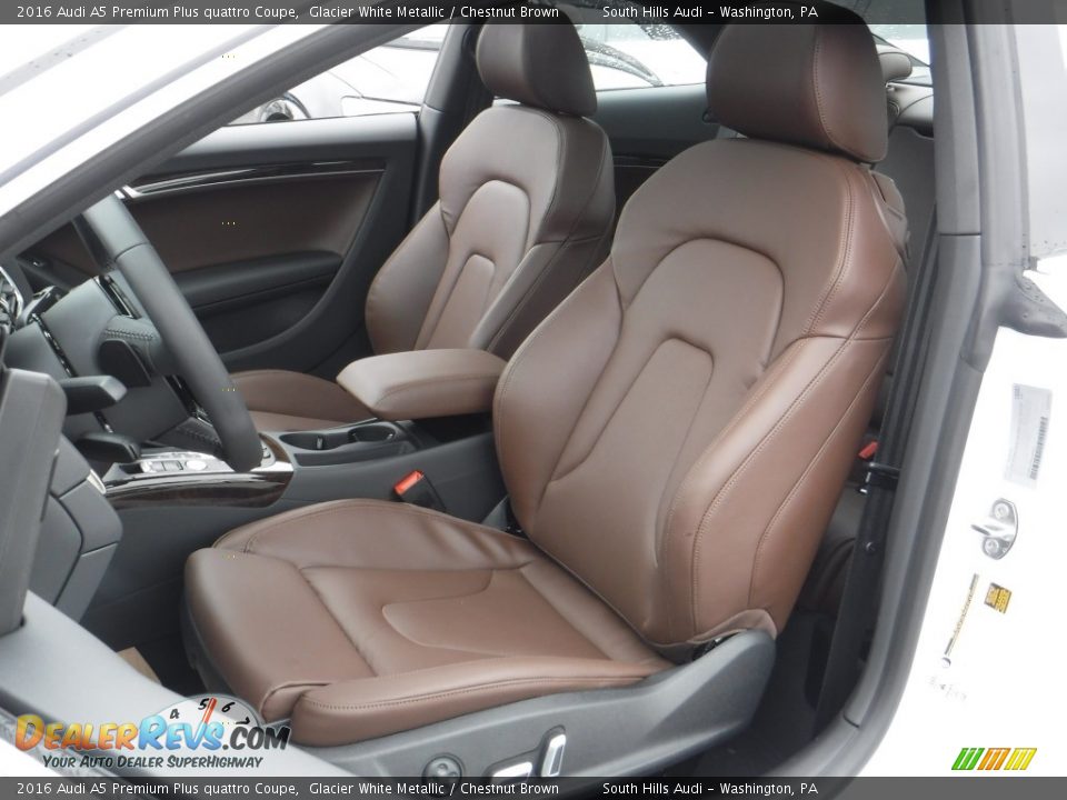Chestnut Brown Interior - 2016 Audi A5 Premium Plus quattro Coupe Photo #22