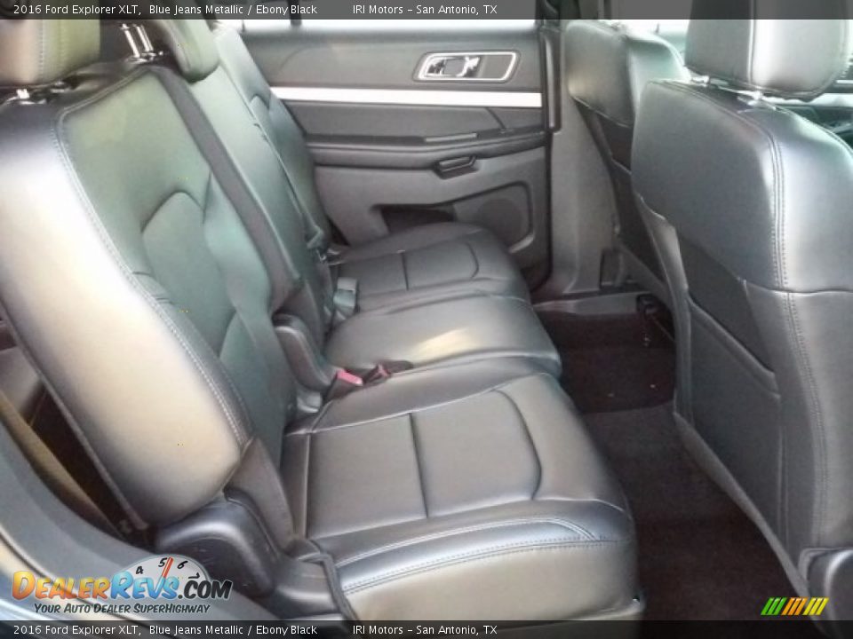 2016 Ford Explorer XLT Blue Jeans Metallic / Ebony Black Photo #16