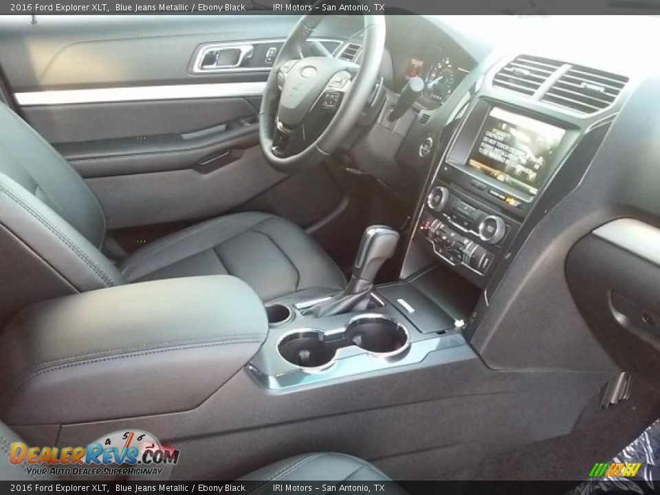 2016 Ford Explorer XLT Blue Jeans Metallic / Ebony Black Photo #20