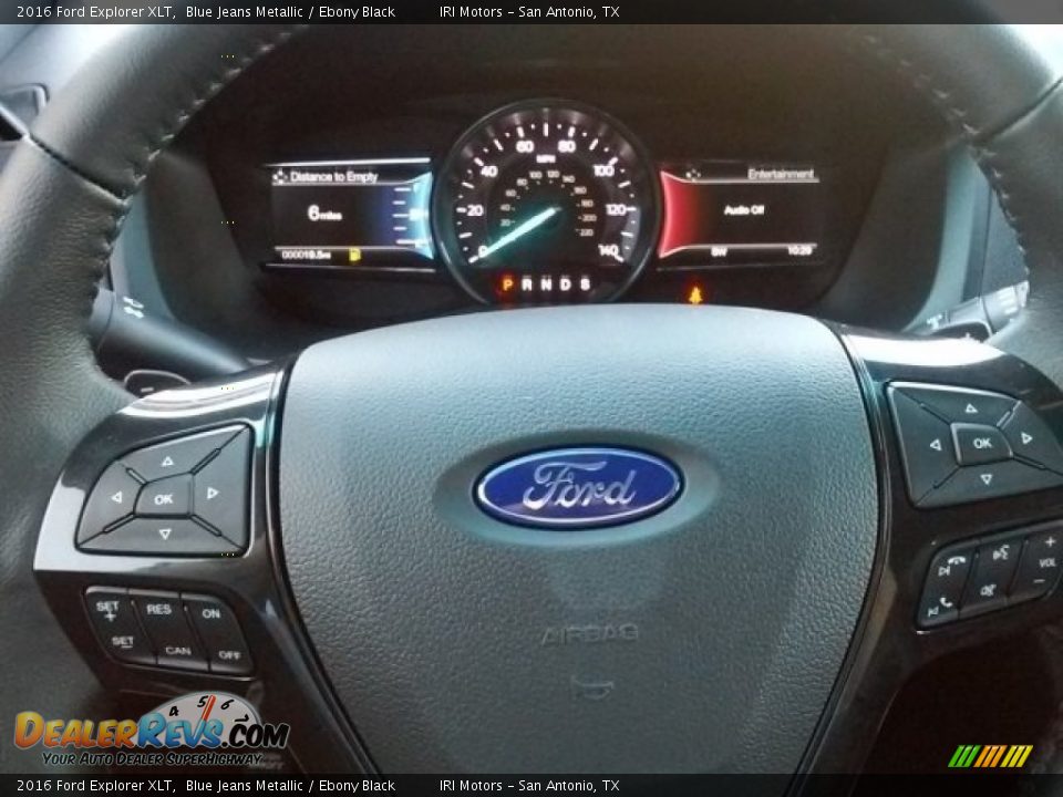 2016 Ford Explorer XLT Blue Jeans Metallic / Ebony Black Photo #24