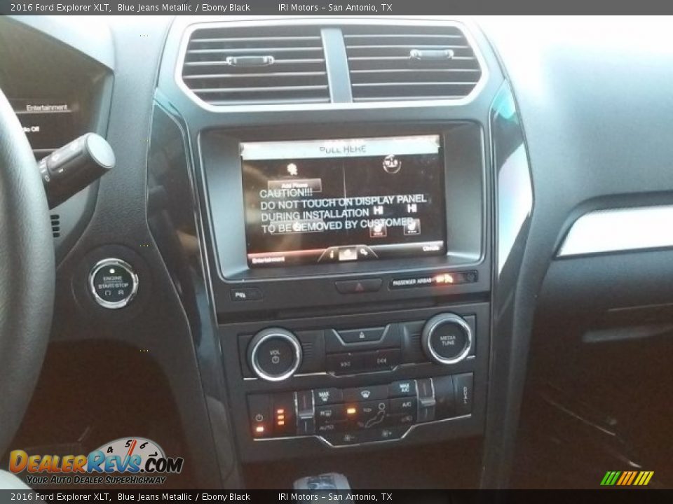 2016 Ford Explorer XLT Blue Jeans Metallic / Ebony Black Photo #25