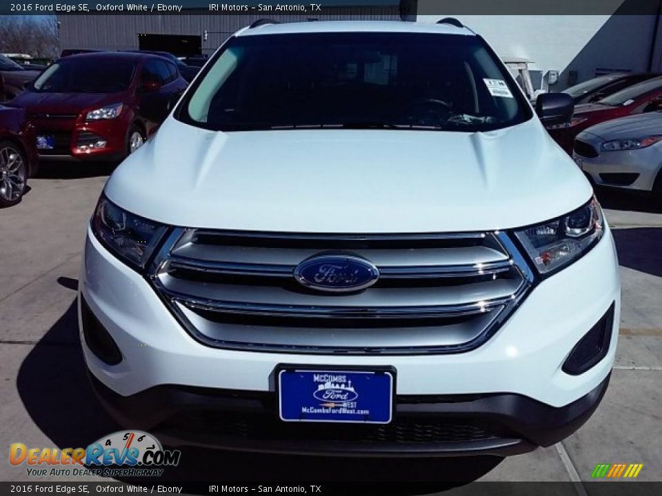 2016 Ford Edge SE Oxford White / Ebony Photo #6