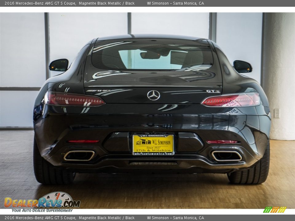2016 Mercedes-Benz AMG GT S Coupe Magnetite Black Metallic / Black Photo #4
