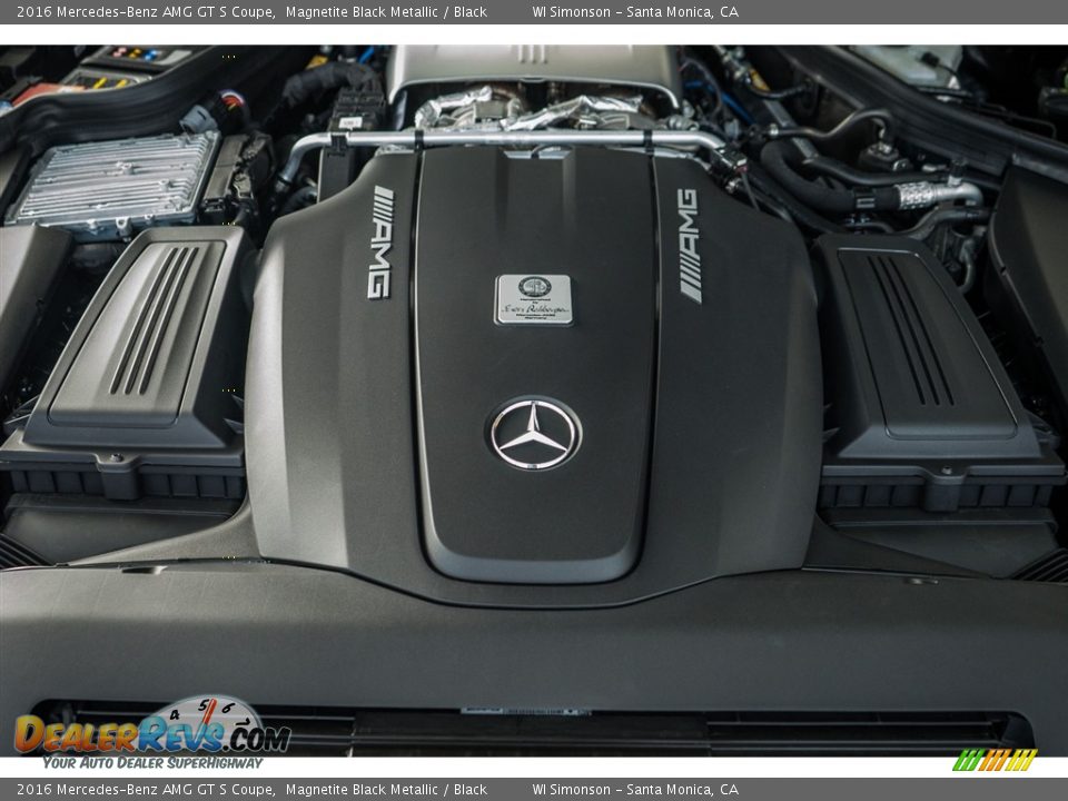 2016 Mercedes-Benz AMG GT S Coupe 4.0 Liter AMG Twin-Turbocharged DOHC 32-Valve VVT V8 Engine Photo #9