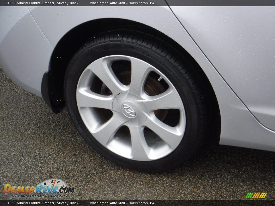 2012 Hyundai Elantra Limited Silver / Black Photo #3