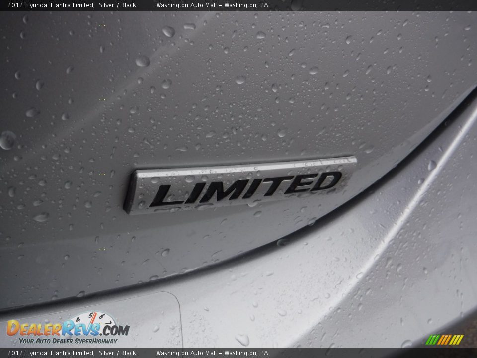 2012 Hyundai Elantra Limited Silver / Black Photo #10