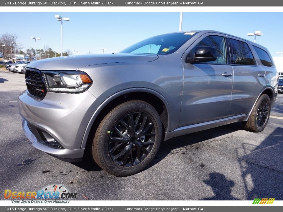 2016 Dodge Durango SXT Blacktop Billet Silver Metallic / Black Photo #1