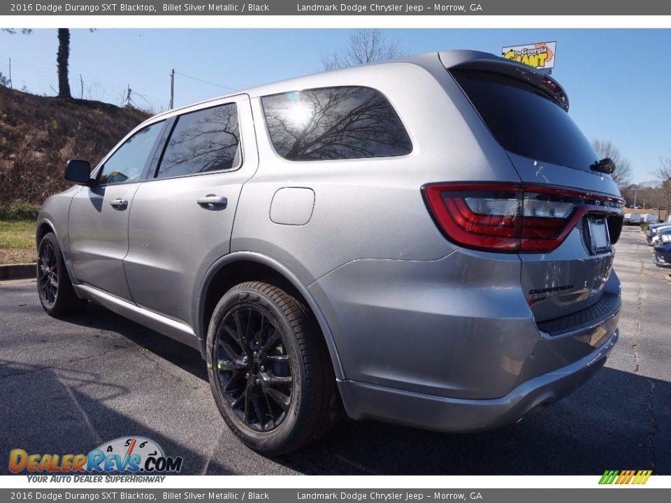 2016 Dodge Durango SXT Blacktop Billet Silver Metallic / Black Photo #2