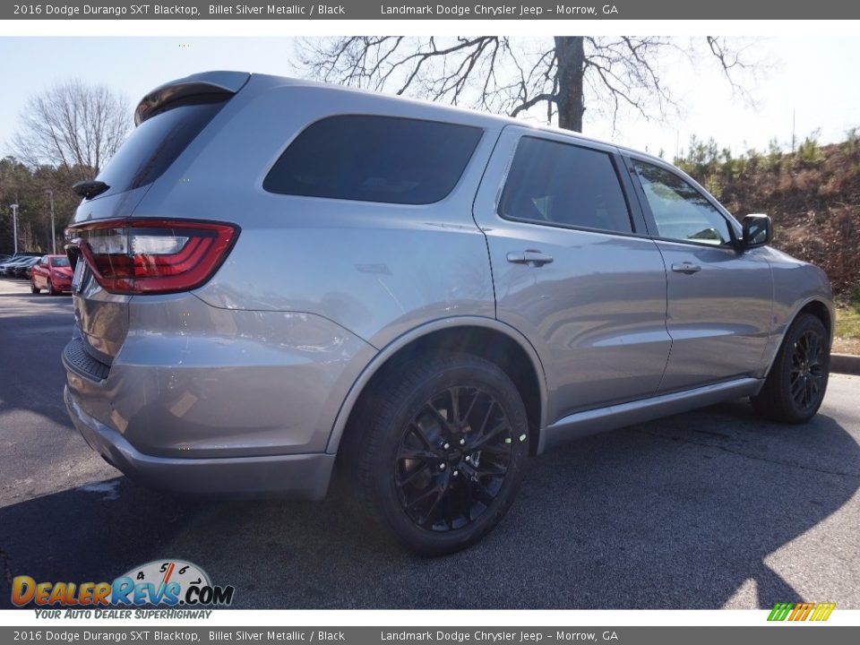 2016 Dodge Durango SXT Blacktop Billet Silver Metallic / Black Photo #3