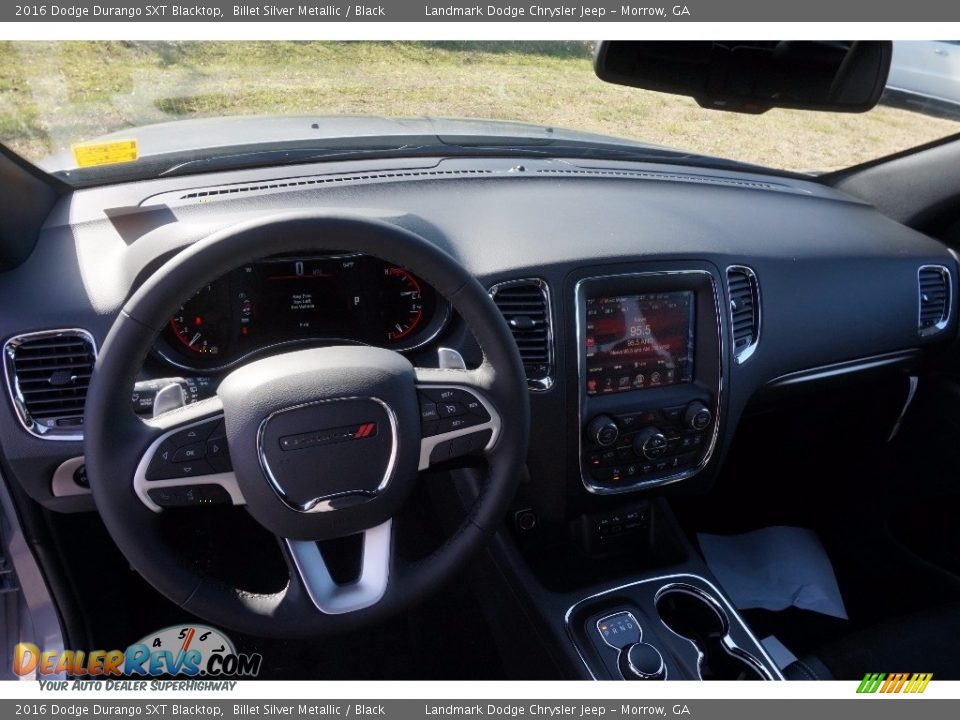 2016 Dodge Durango SXT Blacktop Billet Silver Metallic / Black Photo #7