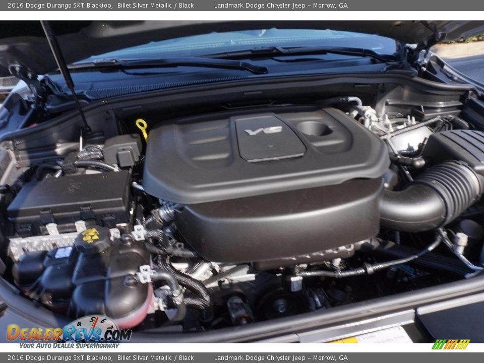 2016 Dodge Durango SXT Blacktop Billet Silver Metallic / Black Photo #8