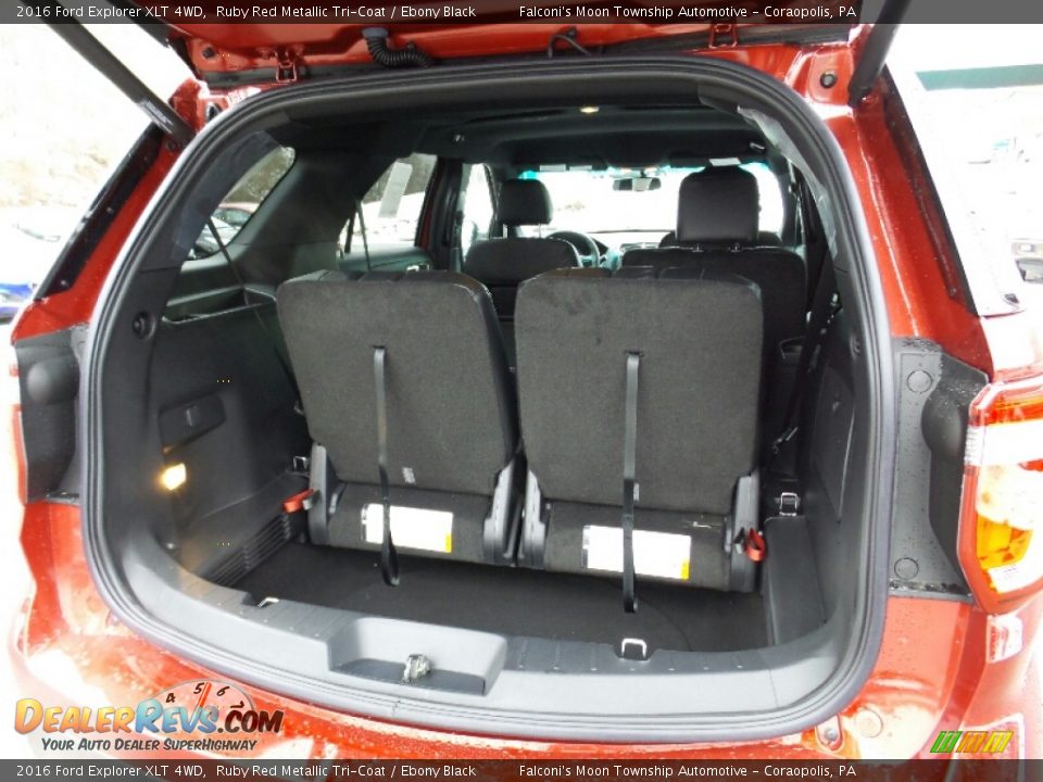 2016 Ford Explorer XLT 4WD Ruby Red Metallic Tri-Coat / Ebony Black Photo #7