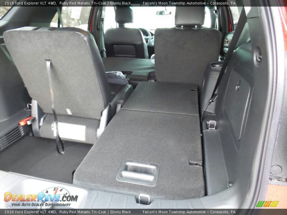 2016 Ford Explorer XLT 4WD Ruby Red Metallic Tri-Coat / Ebony Black Photo #8