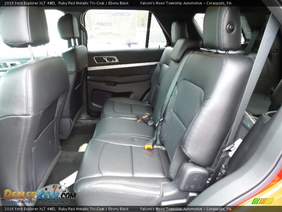 2016 Ford Explorer XLT 4WD Ruby Red Metallic Tri-Coat / Ebony Black Photo #9