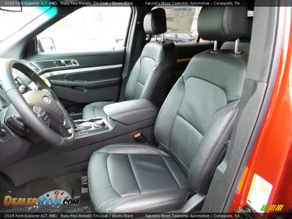 2016 Ford Explorer XLT 4WD Ruby Red Metallic Tri-Coat / Ebony Black Photo #13