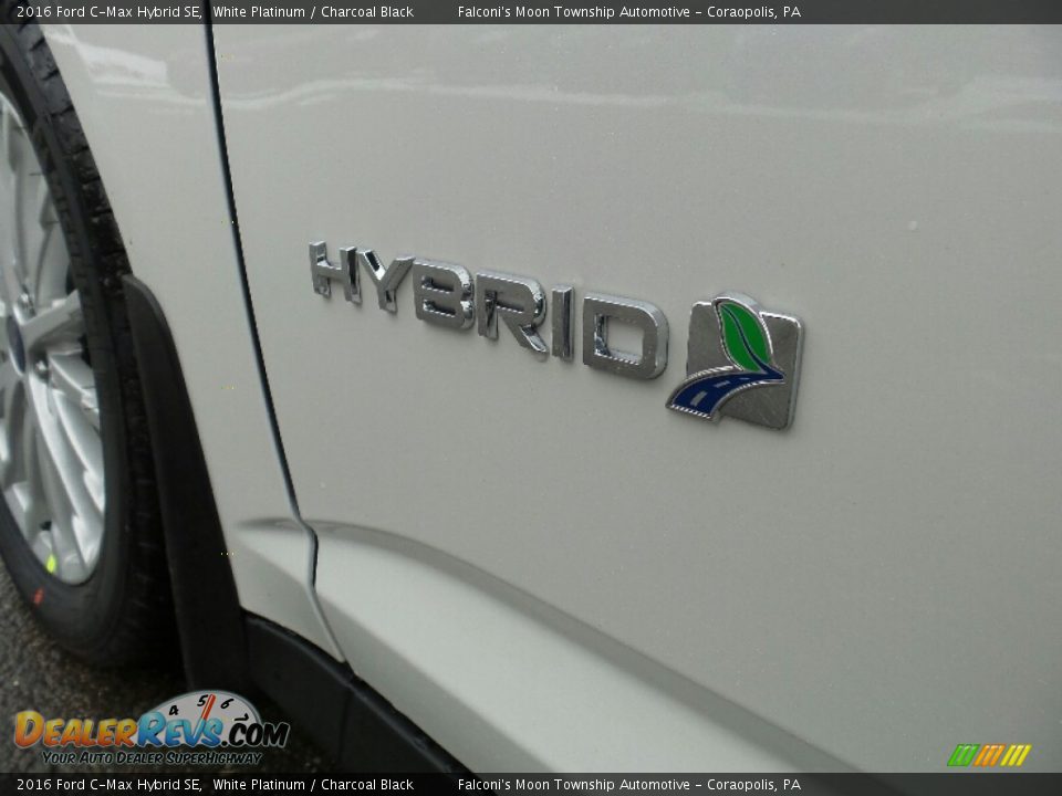 2016 Ford C-Max Hybrid SE White Platinum / Charcoal Black Photo #11
