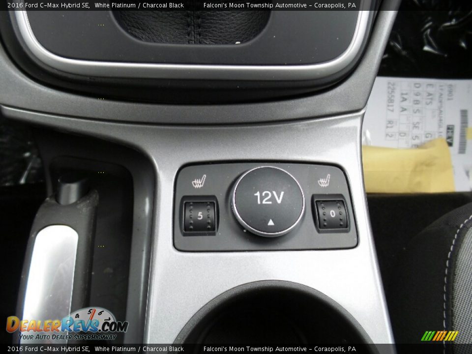 2016 Ford C-Max Hybrid SE White Platinum / Charcoal Black Photo #13