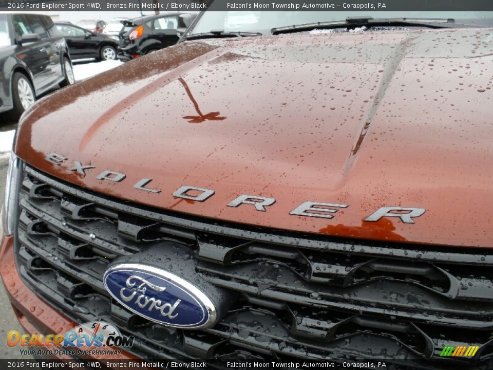 2016 Ford Explorer Sport 4WD Bronze Fire Metallic / Ebony Black Photo #4