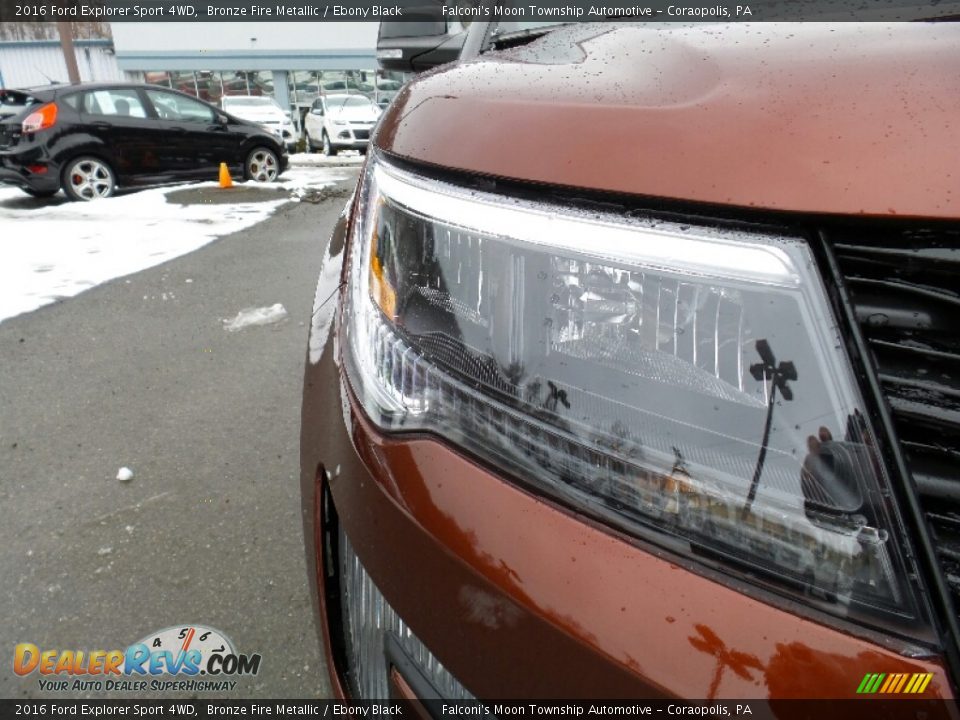 2016 Ford Explorer Sport 4WD Bronze Fire Metallic / Ebony Black Photo #5