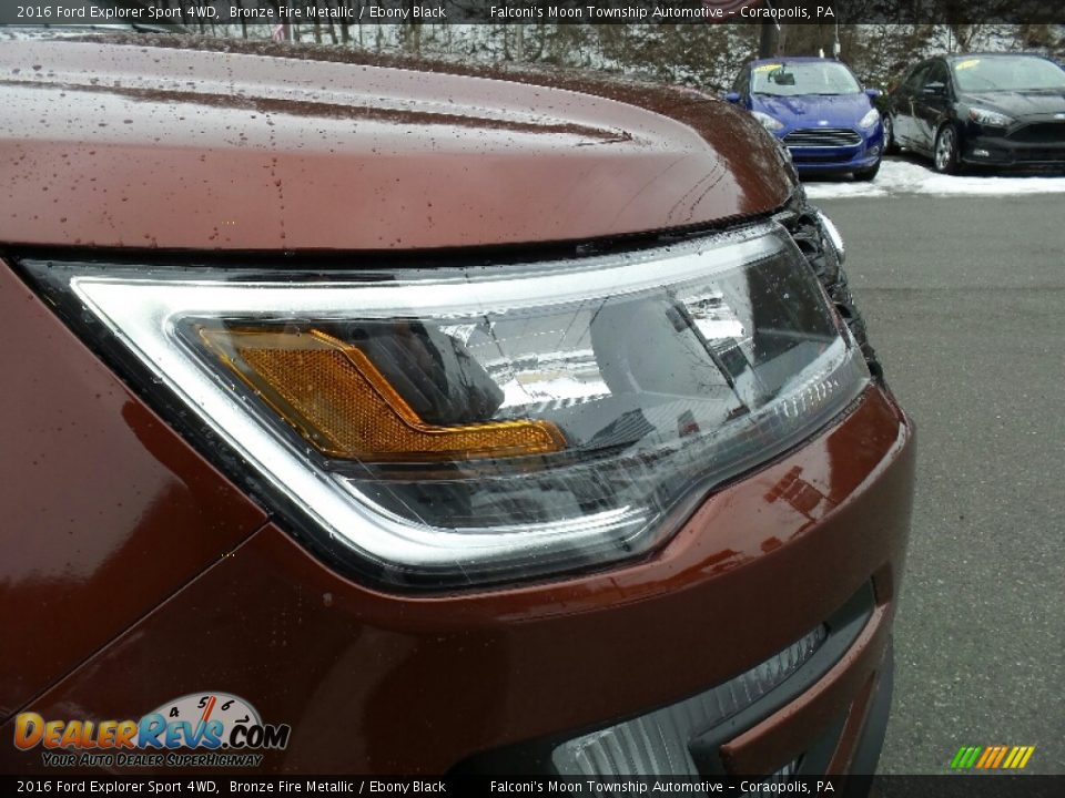 2016 Ford Explorer Sport 4WD Bronze Fire Metallic / Ebony Black Photo #6