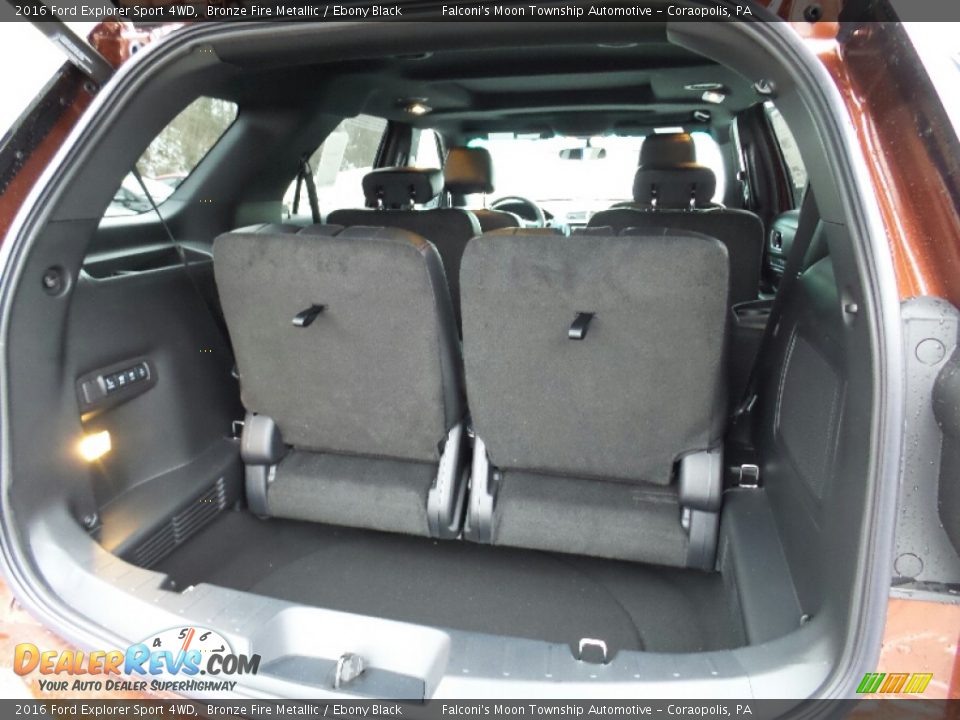2016 Ford Explorer Sport 4WD Bronze Fire Metallic / Ebony Black Photo #11