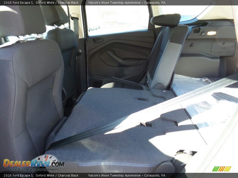 2016 Ford Escape S Oxford White / Charcoal Black Photo #9