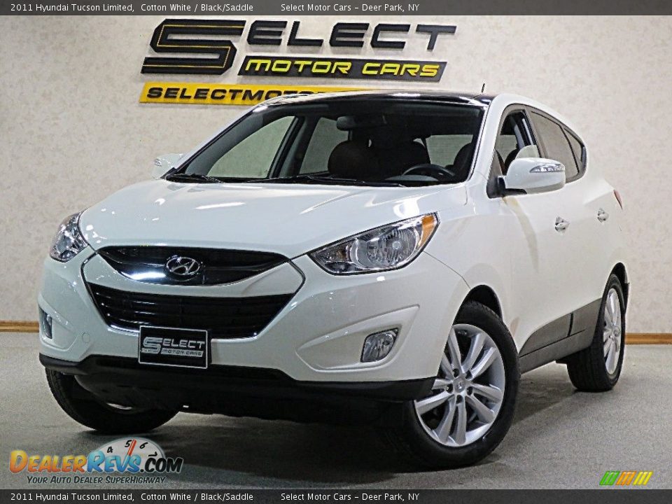 2011 Hyundai Tucson Limited Cotton White / Black/Saddle Photo #1