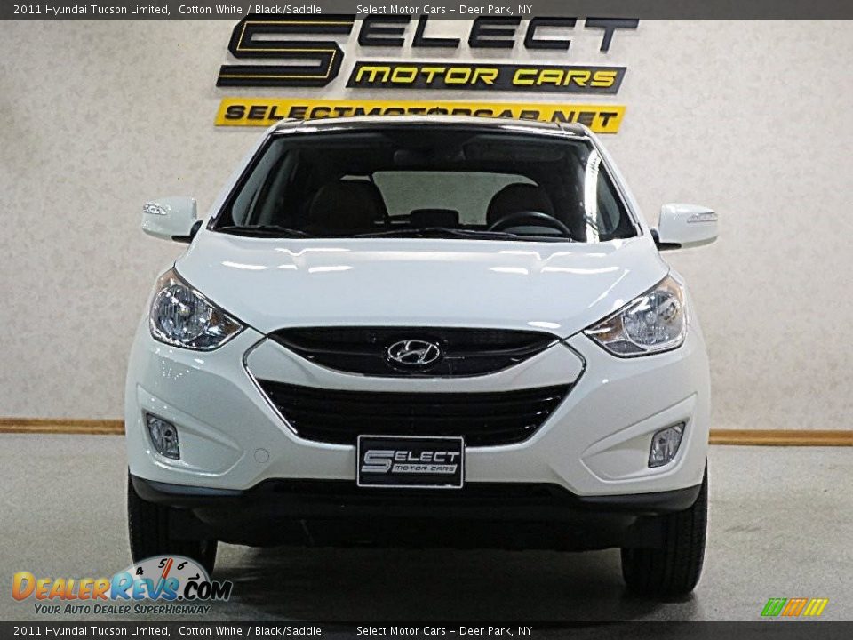 2011 Hyundai Tucson Limited Cotton White / Black/Saddle Photo #2