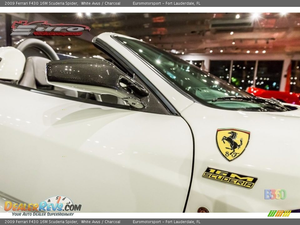 2009 Ferrari F430 16M Scuderia Spider White Avus / Charcoal Photo #57