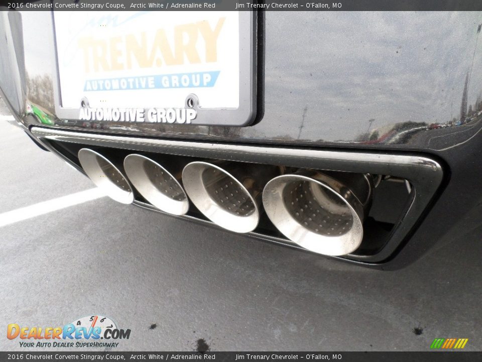 2016 Chevrolet Corvette Stingray Coupe Arctic White / Adrenaline Red Photo #21
