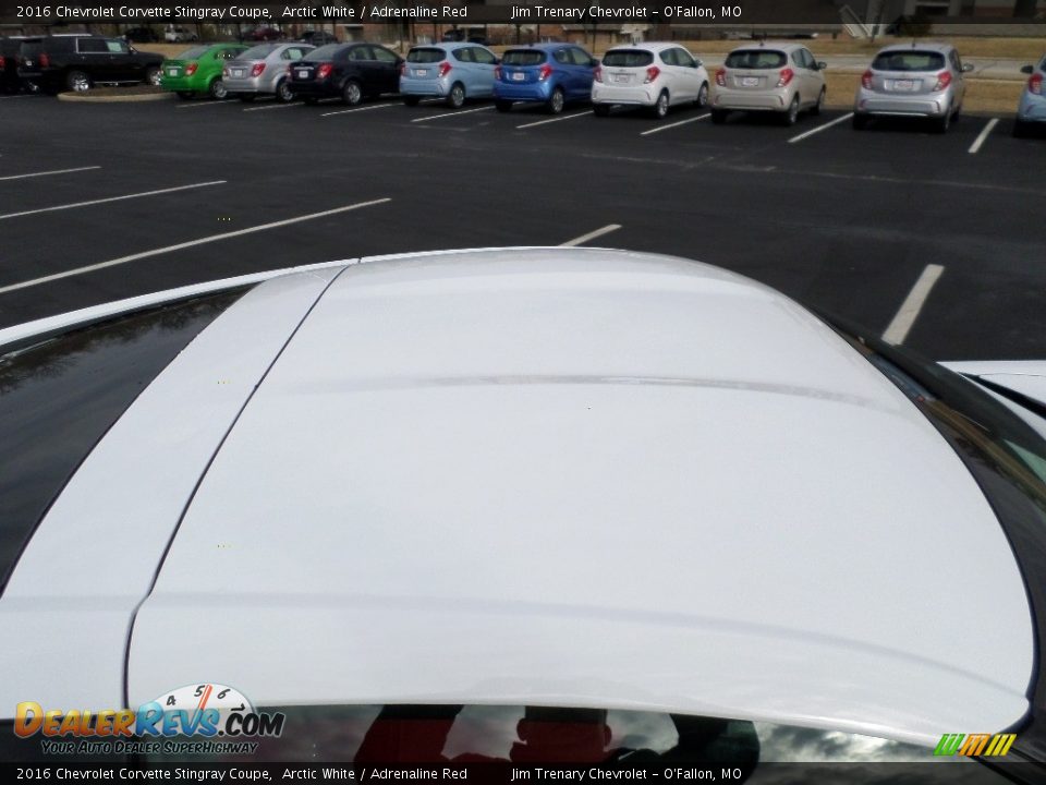 2016 Chevrolet Corvette Stingray Coupe Arctic White / Adrenaline Red Photo #23