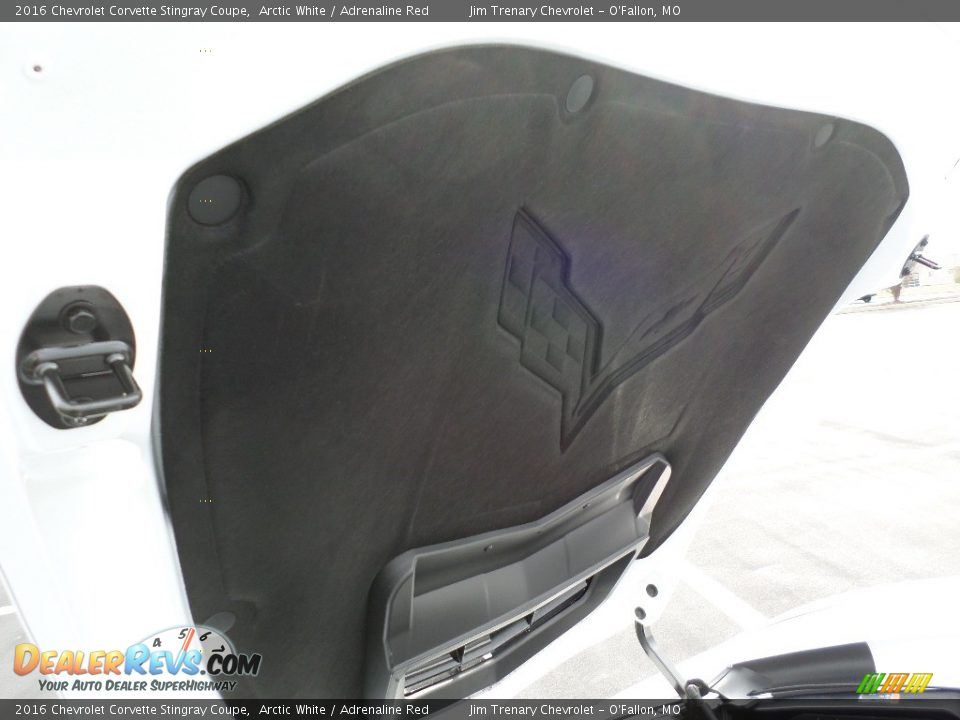 2016 Chevrolet Corvette Stingray Coupe Arctic White / Adrenaline Red Photo #27