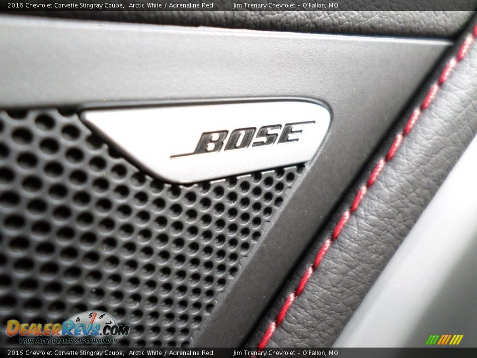 2016 Chevrolet Corvette Stingray Coupe Arctic White / Adrenaline Red Photo #33
