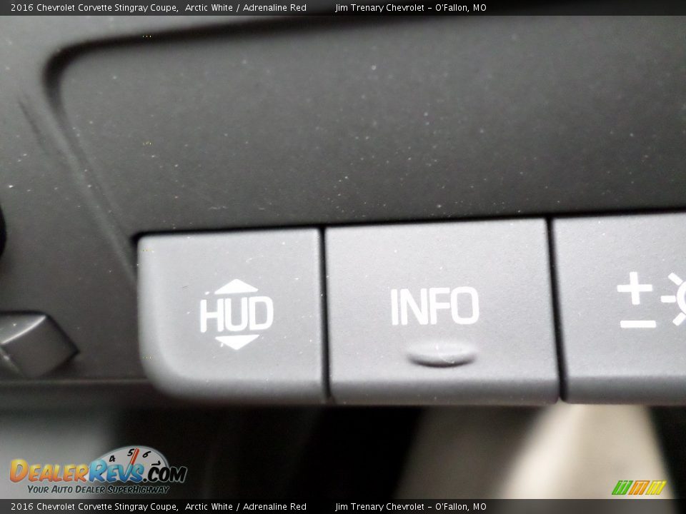 2016 Chevrolet Corvette Stingray Coupe Arctic White / Adrenaline Red Photo #35
