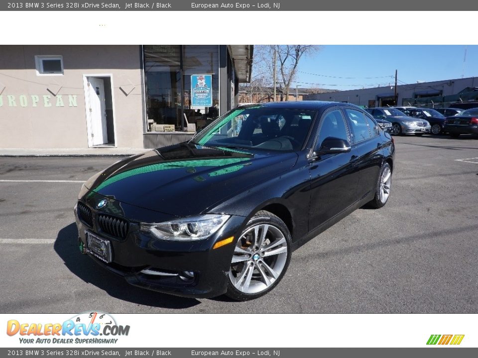 2013 BMW 3 Series 328i xDrive Sedan Jet Black / Black Photo #1