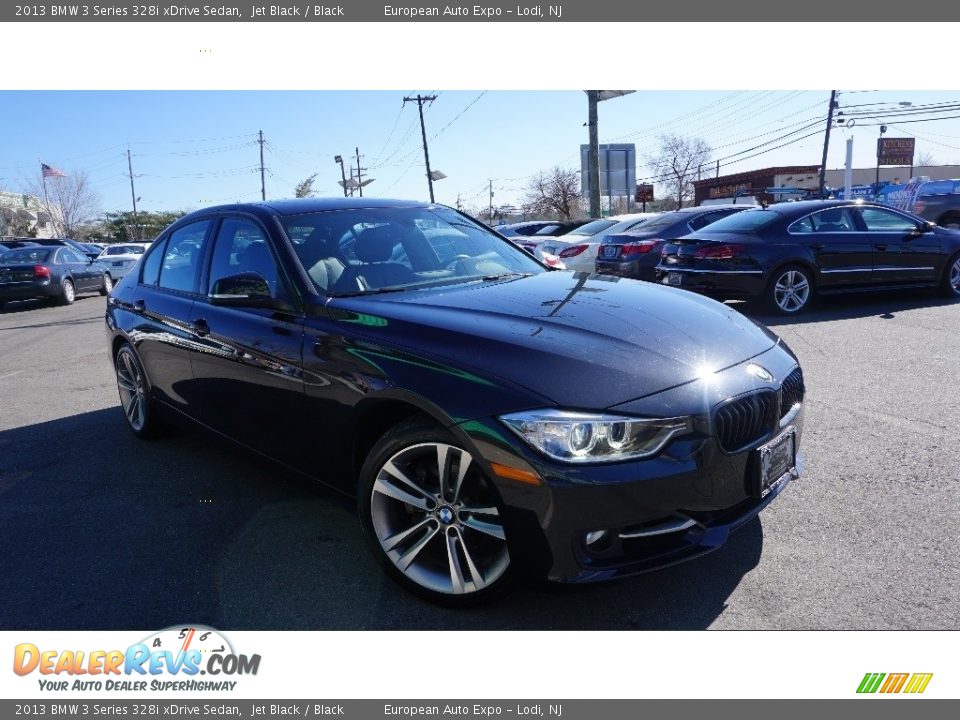2013 BMW 3 Series 328i xDrive Sedan Jet Black / Black Photo #2