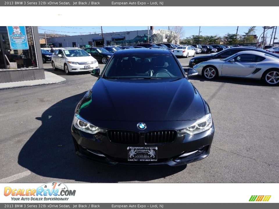 2013 BMW 3 Series 328i xDrive Sedan Jet Black / Black Photo #12
